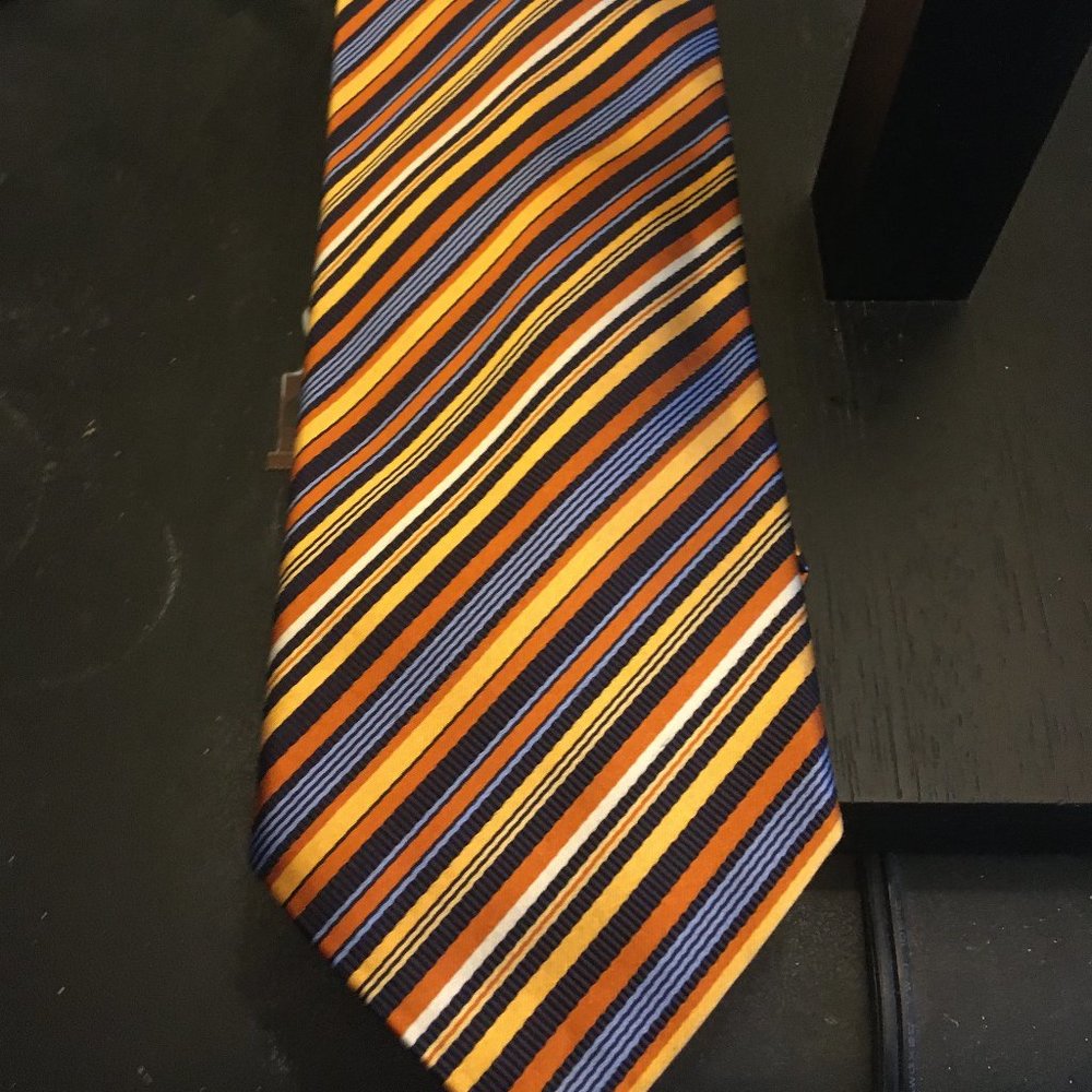 Brioni Multicolor Vintage Stripe Tie